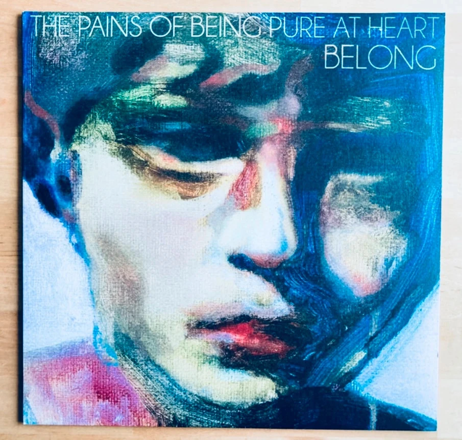 Disque vinyle 33T The Pains of Being Pure at Heart "Belong" édition limitée vinyle bleu.